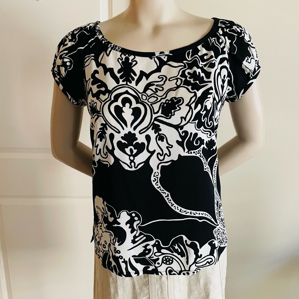 NWOT  SoCa St John Silk Top P